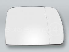 White Heated Door Mirror Glass and Backing Plate RIGHT fits 2000-2006 BMW X5 E53