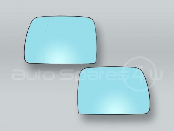 Heated Door Mirror Glass and Backing Plate PAIR fits 2000-2006 BMW X5 E53