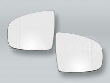 Heated Door Mirror Glass and Backing Plate PAIR fits 2007-2013 BMW X5 X6 E70 E71
