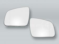 Heated Door Mirror Glass and Backing Plate PAIR fits 2008-2009 MB C-Class W204