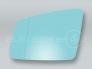 Blue Heated Door Mirror Glass and Backing Plate LEFT fits 2010-2014 MB C-Class W204