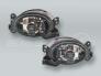 TYC w/ Xenon Fog Lights Driving Lamps Assy with bulbs PAIR fits 2008-2011 MB C-Class W204