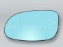 Blue Heated Door Mirror Glass and Backing Plate LEFT fits 1998-2002 MB CLK W208