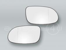 Heated Door Mirror Glass and Backing Plate PAIR fits 1998-2002 MB CLK W208