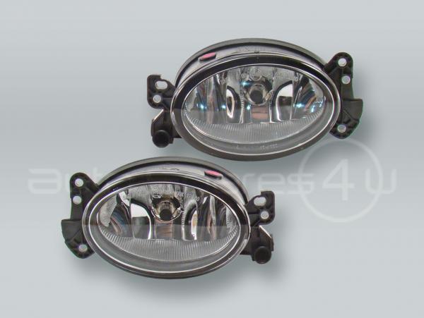 TYC Fog Lights Driving Lamps Assy with bulbs PAIR fits 2006-2009 MB CLK W209