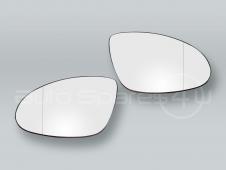 Heated Door Mirror Glass and Backing Plate PAIR fits 2007-2009 MB CL-Class W216