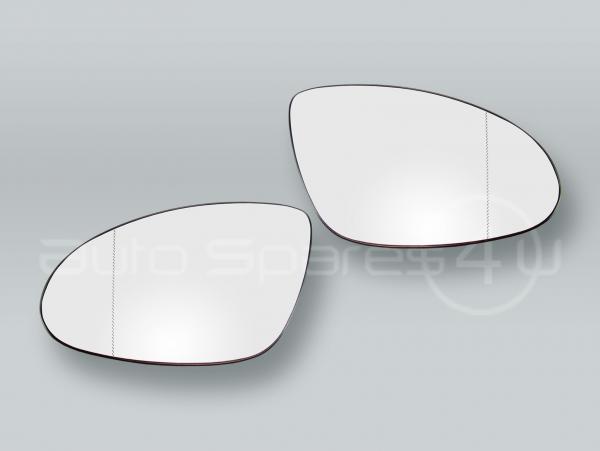 Heated Door Mirror Glass and Backing Plate PAIR fits 2007-2009 MB CL-Class W216