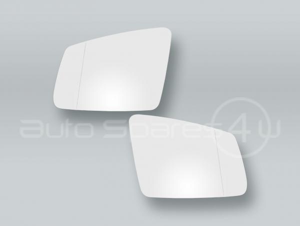 Heated Door Mirror Glass and Backing Plate PAIR fits MB CL CLS GLK B W216 W218