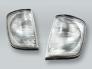 TYC Clear Corner Lights Parking Lamps PAIR fits 1985-1995 MB E-Class W124