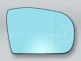 Blue Heated Door Mirror Glass and Backing Plate RIGHT fits 2000-2002 MB E-class W210