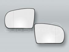 Heated Door Mirror Glass and Backing Plate PAIR fits 2000-2002 MB E-class W210