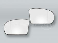 Heated Door Mirror Glass and Backing Plate PAIR fits 2003-2006 MB E-class W211