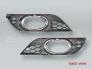 Fog Light Grille with Chrome Trim PAIR fits 2007-2009 MB E-class W211