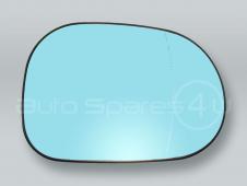 Blue Heated Door Mirror Glass and Backing Plate RIGHT fits 1998-2001 MB ML-class W163