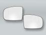 Heated Door Mirror Glass and Backing Plate PAIR fits 2002-2005 MB ML-class W163