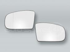 Heated Door Mirror Glass and Backing Plate PAIR fits 2000-2002 MB S-Class W220