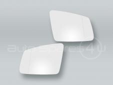 Heated Door Mirror Glass and Backing Plate PAIR fits 2010-2013 MB S-class W221