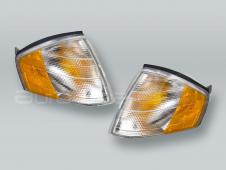 TYC Clear/Amber Corner Lights Parking Lamps PAIR fits 1990-2002 MB SL-Class R129