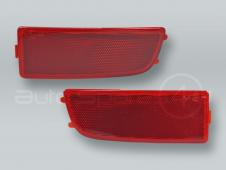 Red Rear Bumper Reflectors Covers PAIR fits 2007-2018 MB Sprinter