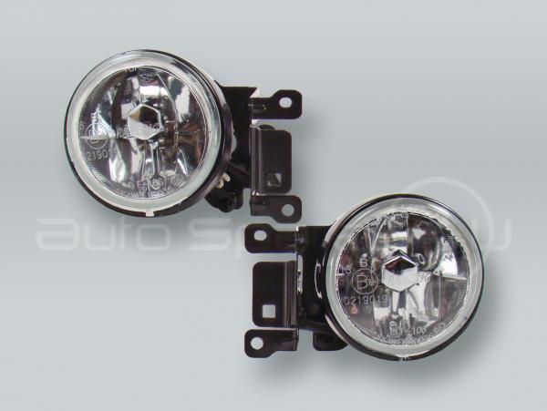 Fog Lights Driving Lamps Assy with bulbs PAIR fits 2000-2004 MITSUBISHI Montero Sport