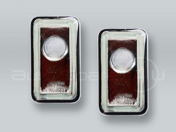 Clear Fender Side Marker Turn Signal Lights PAIR fits 1988-1998 PORSCHE 911 930 968