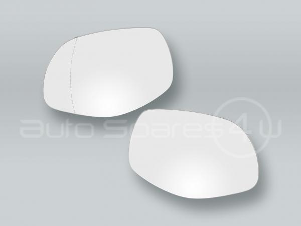 Heated Door Mirror Glass and Backing Plate PAIR fits 2008-2010 PORSCHE Cayenne
