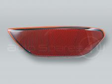 Red Rear Bumper Reflector Cover LEFT fits 2011-2014 PORSCHE Cayenne