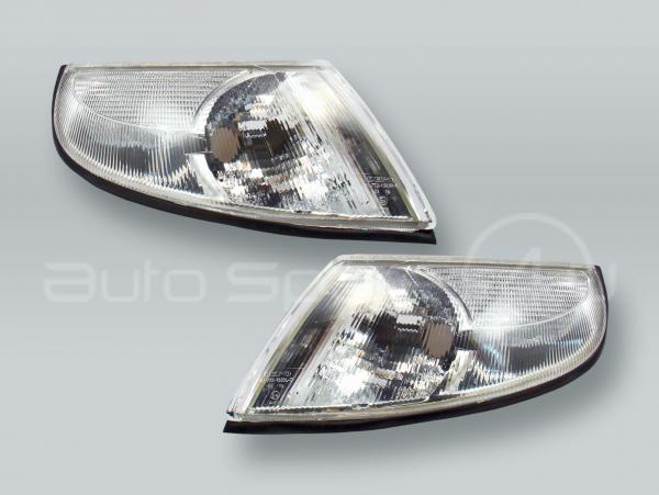 DEPO One-bulb Clear Corner Lights Parking Lamps PAIR fits 1999-2001 SAAB 9-5