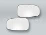 Heated Door Mirror Glass and Backing Plate PAIR fits 2003-2009 SAAB 9-5