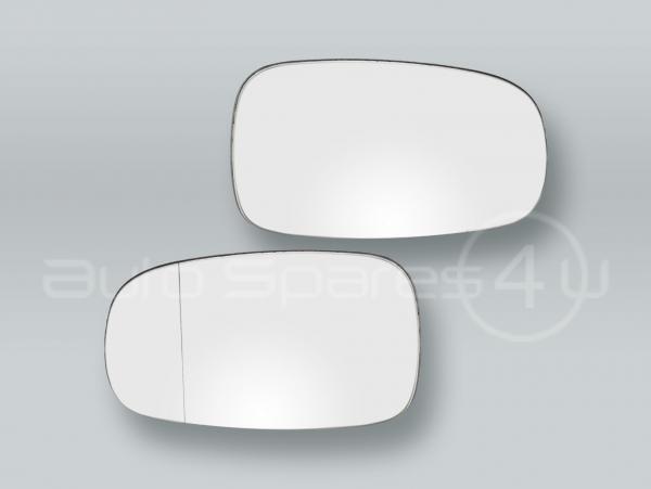 Door Mirror Glass PAIR fits 2003-2009 SAAB 9-5