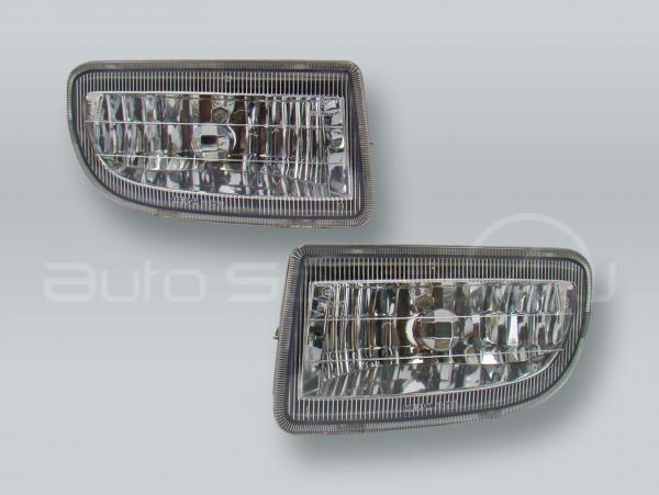 DEPO Fog Lights Driving Lamps Assy with bulbs PAIR fits 1998-2005 TOYOTA Land Cruiser 100