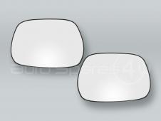 Heated Door Mirror Glass and Backing Plate PAIR fits 2001-2003 TOYOTA RAV4