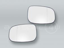 Heated Door Mirror Glass and Backing Plate PAIR fits 2008-2013 VOLVO C30 C70