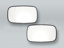 Heated Door Mirror Glass and Backing Plate PAIR fits 2005-2006 VOLVO S40 V50