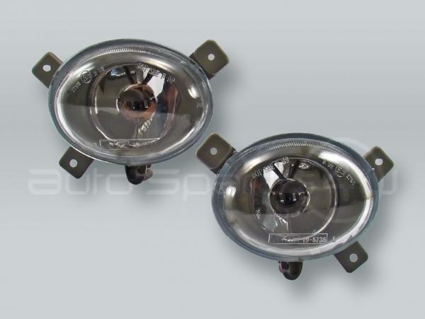 TYC Fog Lights Driving Lamps Assy with bulbs PAIR fits 2001-2004 VOLVO S60