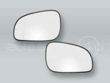Heated Door Mirror Glass and Backing Plate PAIR fits 2001-2003 VOLVO S60 V70
