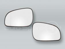 Heated Door Mirror Glass and Backing Plate PAIR fits 1999-2003 VOLVO S80