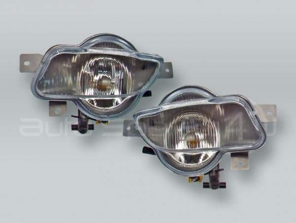 DEPO Fog Lights Driving Lamps Assy with bulbs PAIR fits 2001-2004 VOLVO V70