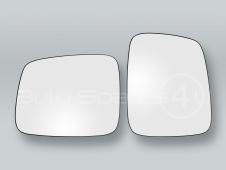 Manual Door Mirror Glass and Backing Plate PAIR fits 1993-2003 VW Eurovan