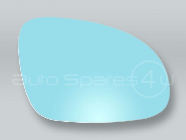 Blue Heated Door Mirror Glass RIGHT fits 2006-2009 VW GTI Rabbit Golf Jetta MK5