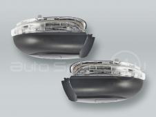 Door Mirror Turn Signal Lamps and Covers PAIR fits 2010-2014 VW Golf GTI MK6