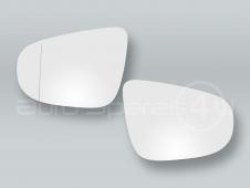 Heated Door Mirror Glass and Backing Plate PAIR fits 2010-2014 VW Golf GTI MK6