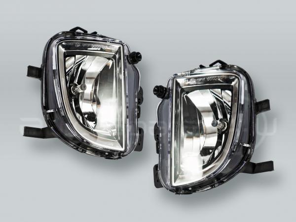 Fog Lights Driving Lamps Assy with bulbs PAIR fits 2010-2014 VW GTI MK6