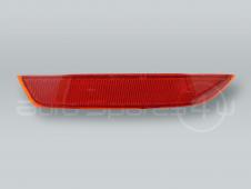 SEDAN Red Rear Bumper Reflector Cover LEFT fits 2013-2014 VW Jetta Hybrid