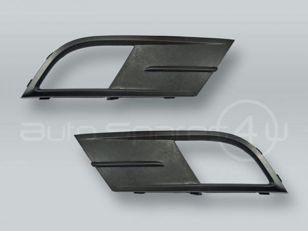 Front Bumper Fog Light Grille PAIR fits 2015-2018 VW Jetta