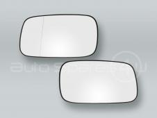Heated Door Mirror Glass and Backing Plate PAIR fits 1988-1997 VW Passat