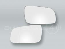Heated Door Mirror Glass and Backing Plate PAIR fits 1998-2003 VW Passat