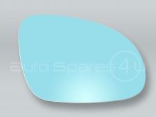 Blue Heated Door Mirror Glass and Backing Plate RIGHT fits 2005-2010 VW Passat