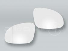 Heated Door Mirror Glass and Backing Plate PAIR fits 2005-2010 VW Passat