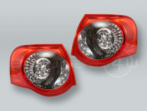 TYC Wagon LED Outer Tail Lights Rear Lamps PAIR fits 2007-2010 VW Passat